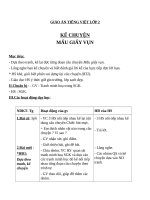 Giáo án Tiếng Việt 2 tuần 6 bài: Kể chuyện  Mẩu giấy vụn