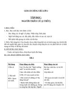 Giáo án Tiếng Việt 2 tuần 7 bài: Tập đọc  Người thầy cũ