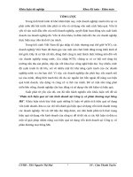 Phân tích hiệu quả sử vốn kinh doanh tại Công ty cổ phần thƣơng mại Sông Mã