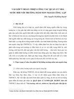 VÀI GÓP Ý HOÀN THIỆN CÔNG TÁC QUẢN LÝ NHÀ NƯỚC ĐỐI VỚI TRƯỜNG MẦM NON NGOÀI CÔNG LẬP