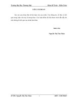 Kế toán bán các sản phẩn dụng cụ nhà bếp tại công ty TNHH Sản xuất và Thương mại Việt Thái