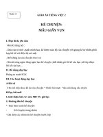 Giáo án Tiếng Việt 2 tuần 6 bài: Kể chuyện  Mẩu giấy vụn