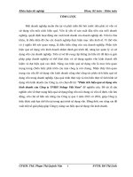 Phân tích hiệu quả sử dụng vốn kinh doanh tại Công ty TNHH Nology Việt Nam