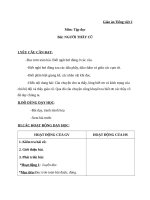 Giáo án Tiếng Việt 2 tuần 7 bài: Tập đọc  Người thầy cũ