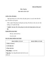 Giáo án Tiếng Việt 2 tuần 6 bài: Tập đọc  Mẩu giấy vụn