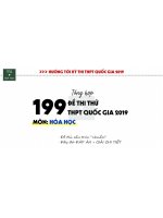 199 ĐỀ THI THỬ THPT QUỐC GIA môn HÓA HỌC 2019 (lh sđt 0353764719 để hỗ trợ tài tài liệu)