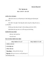 Giáo án Tiếng Việt 2 tuần 4 bài: Tập làm văn  Cảm ơn, xin lỗi