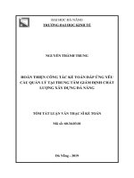 Hoàn thiện công tác kế toán đáp ứng yêu cầu quản lý tại trung tâm giám định chất lượng xây dựng đà nẵng tt 