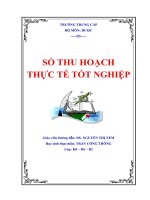 bai thu hoach thuc te tot nghiep o tram y te