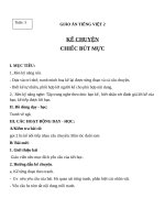 Giáo án Tiếng Việt 2 tuần 5 bài: Kể chuyện  Chiếc bút mực