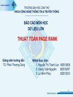 Thuật toán PageRank (HADOOP MAPREDUCE  BIG DATA)