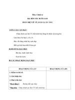 Giáo án Tiếng Việt 2 tuần 4 bài: Chính tả  Tập chép: Bím tóc đuôi sam. Phân biệt IÊYÊ, RDGI, ÂNÂNG