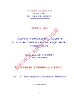 Hoàn thiện công tác đấu giá quyền sử dụng đất trên địa bàn thị xã quảng trị, tỉnh quảng trị 