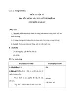 Giáo án Tiếng Việt 2 tuần 5 bài: Luyện từ và câu  Tên riêng và cách viết tên riêng. Câu kiểu Ai là gì?