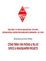 HỒ SƠ NĂNG LỰC/VNCC PROFILE CÔNG TRÌNH VĂN PHÒNG & TRỤ SỞ OFFICE & HEADQUARTER PROJECTS