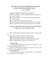 Giáo trình Phương pháp hình thành biểu tượng toán cho trẻ Mầm non