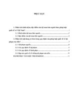Phân tích khái niệm, đặc điểm của tội mua bán người theo pháp luật quốc tế và việt nam phân tích nội dung cơ bản trong quy định của pháp luật quốc tế 