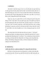 Bài nhóm 9đ giải quyết những hậu quả pháp lí của những trường hợp vi phạm điều kiện kết hôn và một số giải pháp hoàn thiện pháp luật về vấn đề này 