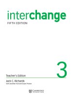 Cambridge interchange 3 teachers book 5th edition