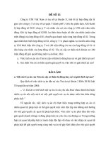 Công ty UNI việt nam có trụ sở tại huyện x, tỉnh b ký hợp đồng đại lý giao cho công ty t có trụ sở tại quận t thành phố u tiêu thu phân đạm  khi thanh 