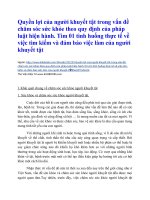 Quyền lợi của người khuyết tật trong vấn đề chăm sóc sức khỏe theo quy định của pháp luật hiện hành  tìm 01 tình huống thực tế về việc tìm kiếm và đảm 