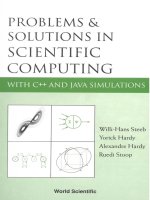 Steeb problems and solutions in scientific computing 9812561 