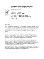 Visual basic 2005 in a nutshell, 3rd edition (2006) 