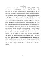 Bài tập lớn hôn nhân và gia đình điều kiện nuôi con nuôi theo luật nuôi con nuôi 2010 trong mối liên hệ với điều kiện nuôi con nuôi theo luật hôn nhân 