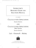 Calculus with applications 8e   lial 