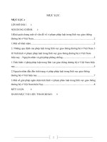 Vi phạm pháp luật trong lĩnh vực giao thông đường bộ ở việt nam hiện nay – nguyên nhân và giải pháp phòng chống  8điểm 