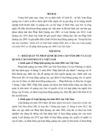 Phân tích và bình luận những điểm mới cơ bản của luật quảng cáo năm 2012 so với pháp lệnh quảng cáo 2001 của việt nam 