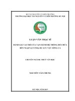 Đánh giá vai trò của vận hành hệ thống hồ chứa đến ngập lụt ở hạ du lưu vực sông cả 