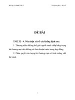 Bài tập cá nhân 2 môn luật thương mại 2 