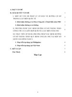 Phân tích phương pháp xác định đường cơ sở thẳng theo quy định của UNCLOS 1982 và thực tiễn áp dụng tại một số quốc gia đông nam á 