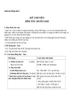 Giáo án Tiếng Việt 2 tuần 4 bài: Kể chuyện  Bím tóc đuôi sam