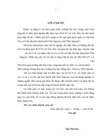 Đánh giá thực trạng và đề xuất giải pháp quản lý chất thải rắn y tế trên địa bàn thành phố thái nguyên, tỉnh thái nguyên 