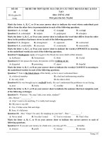 10  đề thi thử THPT QG 2019   môn tiếng anh   megabook   đề 10   file word có ma trận lời giải chi tiết 