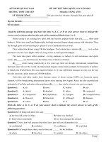 23  đề thi thử THPTQG môn tiếng anh năm 2019 THPT chuyên lê thánh tông   quảng nam   lần 1   năm 2019 (có lời giải chi tiết) 