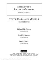 Solution manual for stats data and models 4th edition by de veaux 