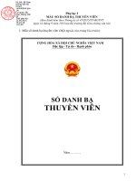 Mẫu bộ GTVT  Nhật ký hành trình, Nhật ký máy, Sổ Danh bạ thuyền viên