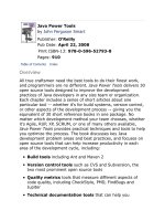 OReilly java power tools apr 2008 ISBN 0596527934  