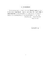 Hoàn thiện nghiệp vụ bảo đảm tiền vay tại ngân hàng thương mại cổ phần ngoại thương việt nam   chi nhánh thanh hóa 