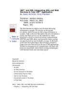 Addison wesley JSP and XML integrating XML and web services in your JSP application mar 2002 ISBN 0672323540  