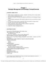 Solution manual for strategic management concepts and cases competitiveness and globalization 11th edition by hitt 