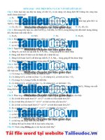 Phần II   trắc nghiệm lý thuyết đại cương và vô cơ   6  kim loại   dãy điện hóa và các vấn đề liên quan image marked 