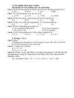 kiểm tra 1 tiết đại số 6 tiết 39