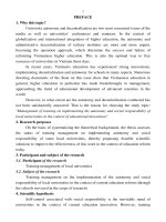 Quản lý đào tạo thực hiện quyền tự chủ và trách nhiệm xã hội của các trường đại học địa phương trong bối cảnh đổi mới giáo dục  tt tiếng anh