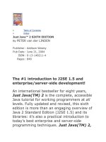Prentice hall just java 2 6th edition jul 2004 ISBN 0131482114  