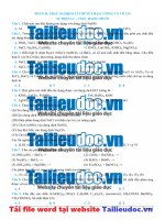 Phần II   trắc nghiệm lý thuyết đại cương và vô cơ   4  sự điện li   axit   bazo   muối image marked 