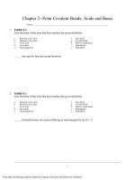 Test bank for organic chemistry 8th edition by mcmurry 